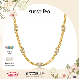 SunshifenThe Lattice窗棂系列窗形状短项链