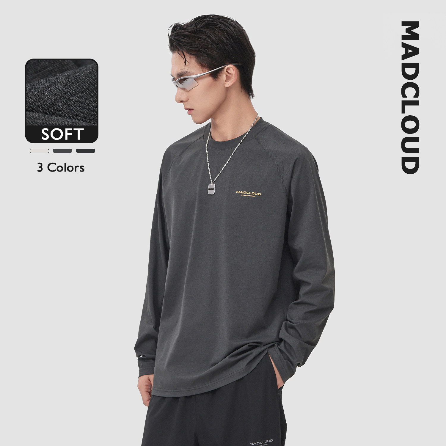 MAD官方 | 迈克罗德 速干户外骑行透气打底衫春秋运动长袖T恤男士,男装,T恤,淘宝优惠券,粉丝福利购,淘宝优惠卷