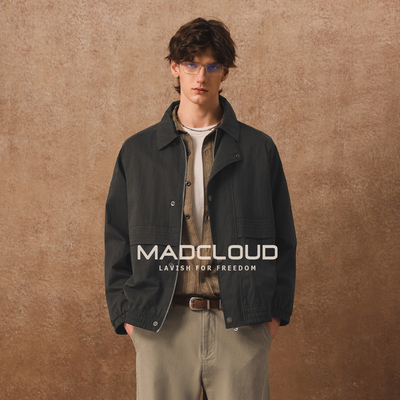 Madcloud工装夹克短款廓形外套男