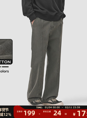 MAD官方 | 迈克罗德 美式高街水洗做旧工装裤春秋cargo男士休闲裤