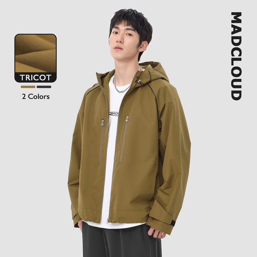 Madcloud三防硬壳春秋连帽外套