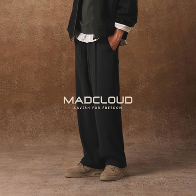 MAD老钱风垂感男休闲裤