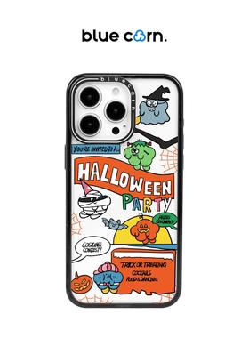 bluecorn 蓝色苞米原创嘭嘭变装派对适用于iPhone 17 PRO MAX 16pro15 13  magsafe 镜面磁吸全包防摔手机壳