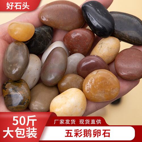 抛光鹅卵石工程铺路鱼缸布景雨花石头砾石天然石石材沙石彩石南京