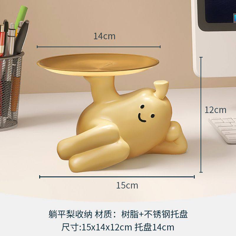 创意电子钟入户玄关鞋柜钥匙收纳摆件客厅电视柜家居生日乔迁礼物,家居饰品,桌面摆件,淘宝优惠券,粉丝福利购,淘宝优惠卷