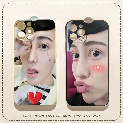 恶搞闺蜜舍友炸裂吐舌刘梓晨iphone手机壳苹果17promax抽象16搞笑14送朋友13荣耀oppo小米vivo华为独特硅胶壳