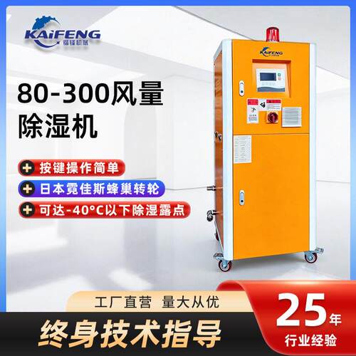 80-300风量除湿机蜂巢转轮式干燥机-40°C以下除湿露点塑料除湿机