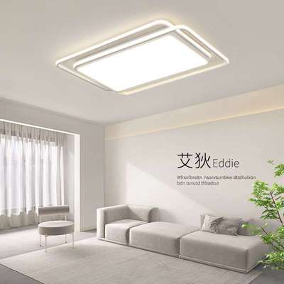 客厅主灯2025新款广东中山灯具现代简约大气全屋套餐组合吸顶吊灯