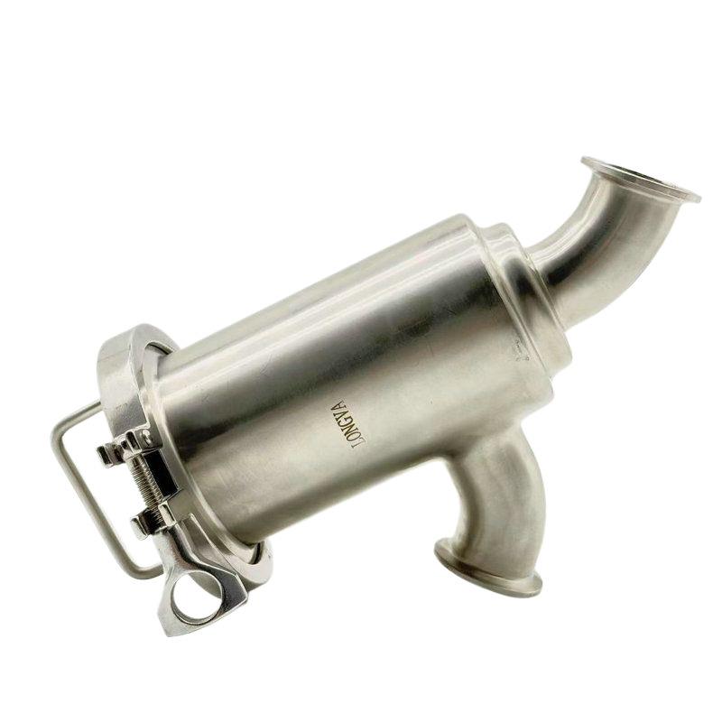 304/316L不锈钢Y型过滤器快装卡盘法兰式焊接式R型卫生级斜插滤网