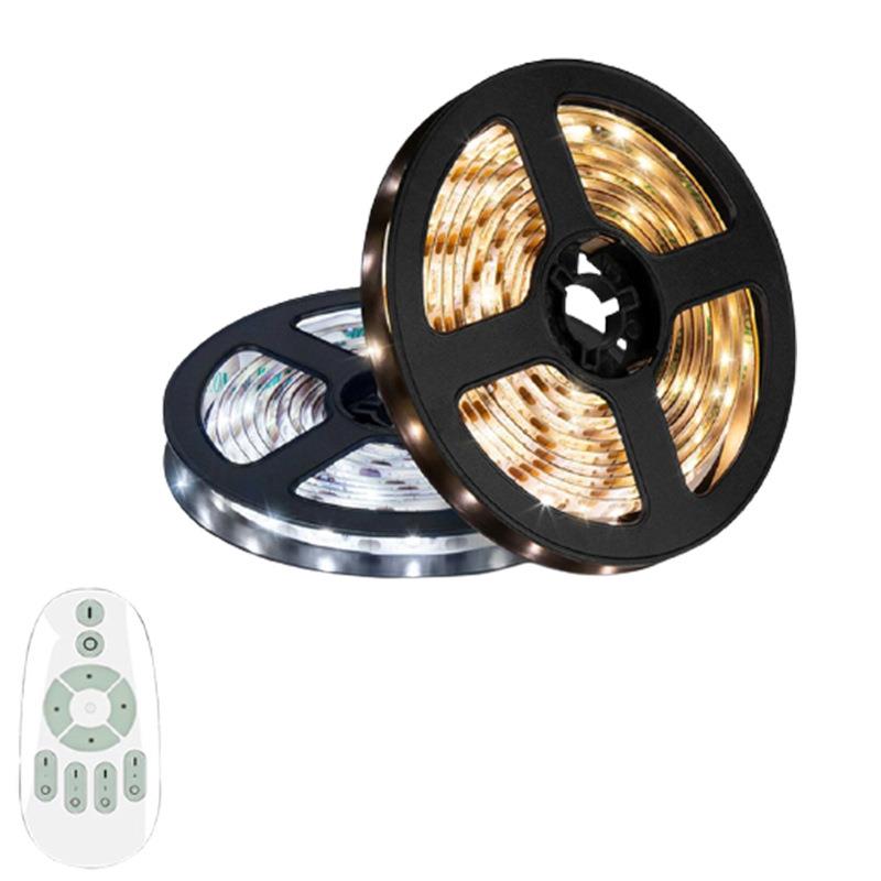 智能遥控调光调色无频闪客厅吊顶家用24V低压LED高亮长寿线条灯带