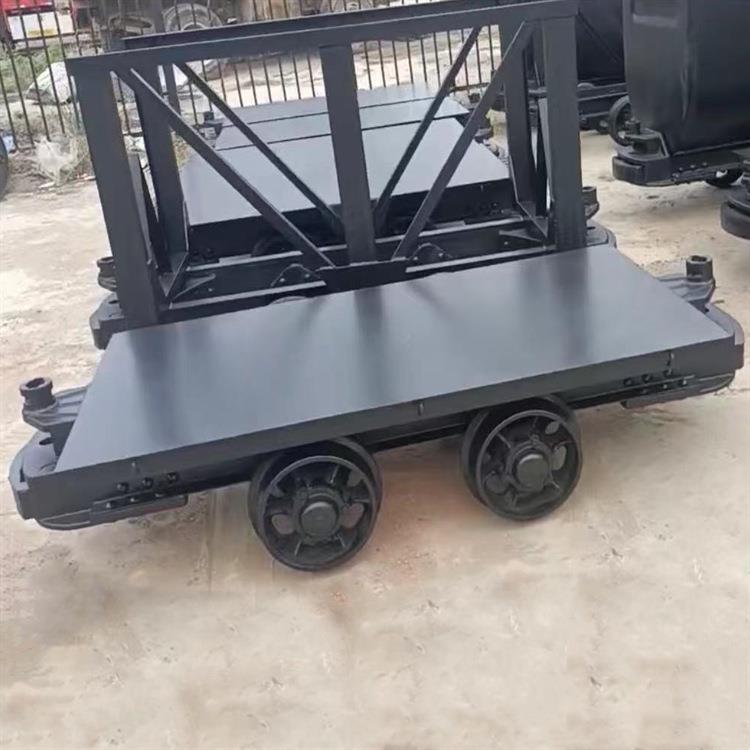 大载重平板车 重型货物运 摇动式电动轨道平板车 牵引式平板拖车