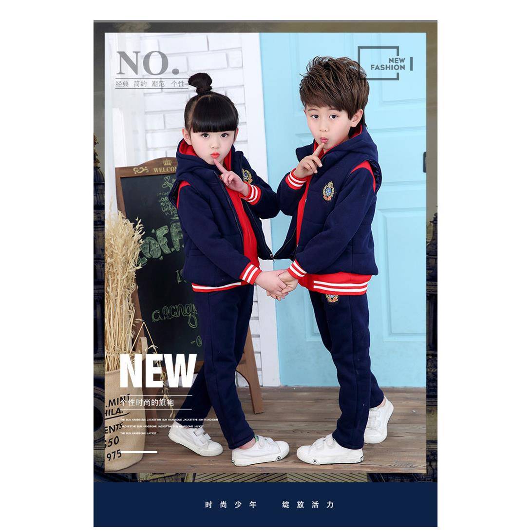 幼儿园园服男女童小学生班服儿童春秋款纯棉大运动校服两三件套装