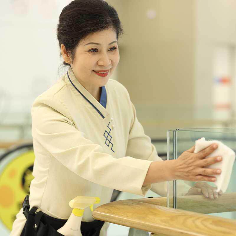 保洁工作服长袖秋冬装酒店宾馆客房服务员清洁物业pa阿姨家政服装