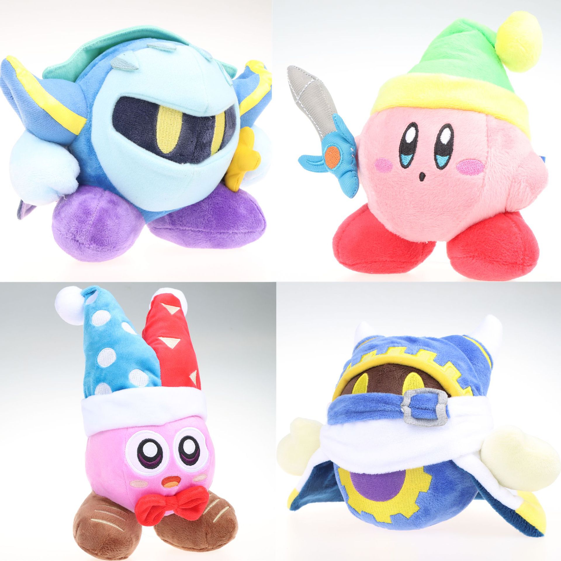 星之卡比游戏周边Kirby公仔魅塔骑士剑士卡比毛绒玩具玩偶