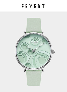 FEYERT新品时尚个性皮带防水女士表石英腕表原创女初高中学生手表