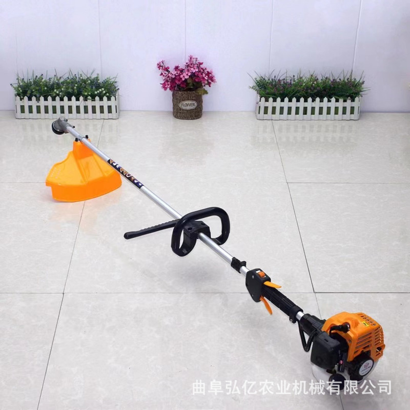 单肩侧挂式割草机大功率汽油锄草机田园开荒松土割灌机园林高枝锯