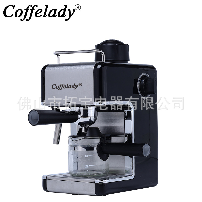 Coffelady3.5 bar意式不锈钢咖啡机半自动打奶泡压力式咖啡机家用