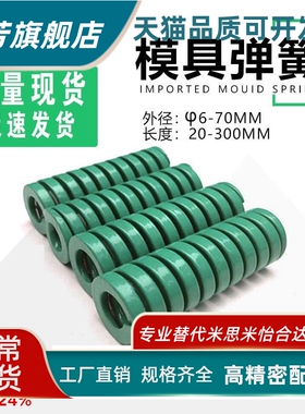 TH绿色模具弹簧矩形60*20 25 30 35 40 45 50 55 60 65 70 80 300