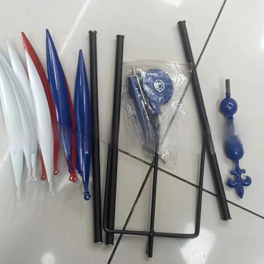 Harlow Wind Spinner Rotator 几何哈洛风旋转器园艺地插铁艺风车