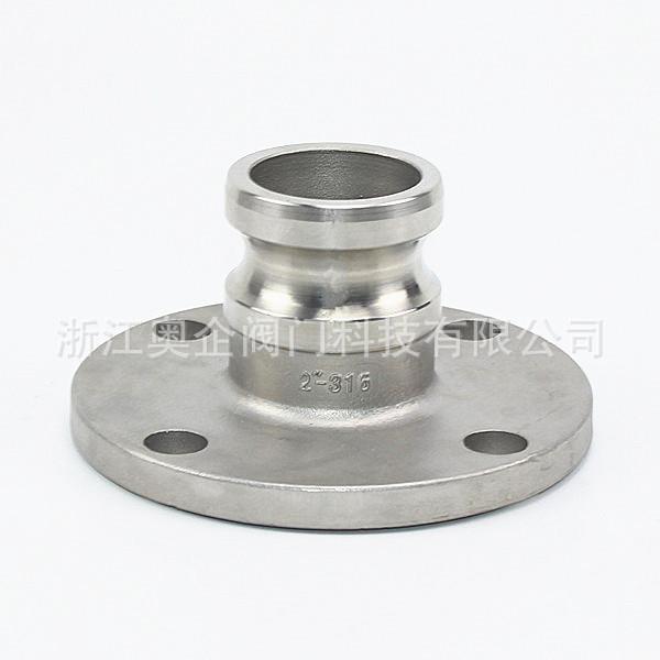 H10050快速接头，FF快速接头，法兰带倒丝快速接头