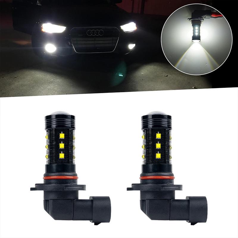 工厂直销大功率汽车LED灯 9005 9006 H11 H16 15LED雾灯灯泡