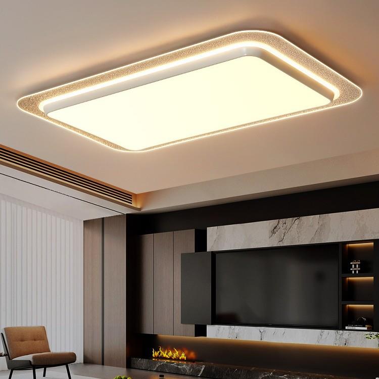 2025新款意式极简客厅长方形吸顶灯大厅主灯现代简约轻奢灯具大全