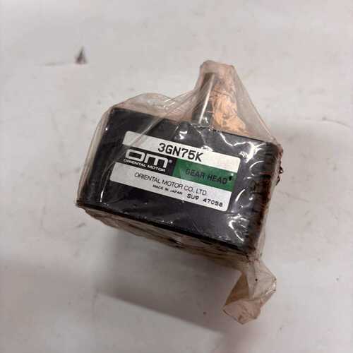 东方马达ORIENTAL MOTOR齿轮箱（减速箱）3GN75K现货供应 拍前议