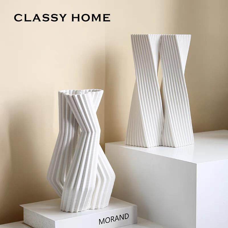 Zaha设计师款艺术陶瓷花瓶现代简约花器样板间民宿客餐厅饰品摆件,清洗/食品/商业设备,风口/风叶/风机配件,淘宝优惠券,粉丝福利购,淘宝优惠卷