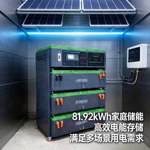 82KWH工商业储能系统太阳能光伏发电磷酸铁锂工商业储能一体机
