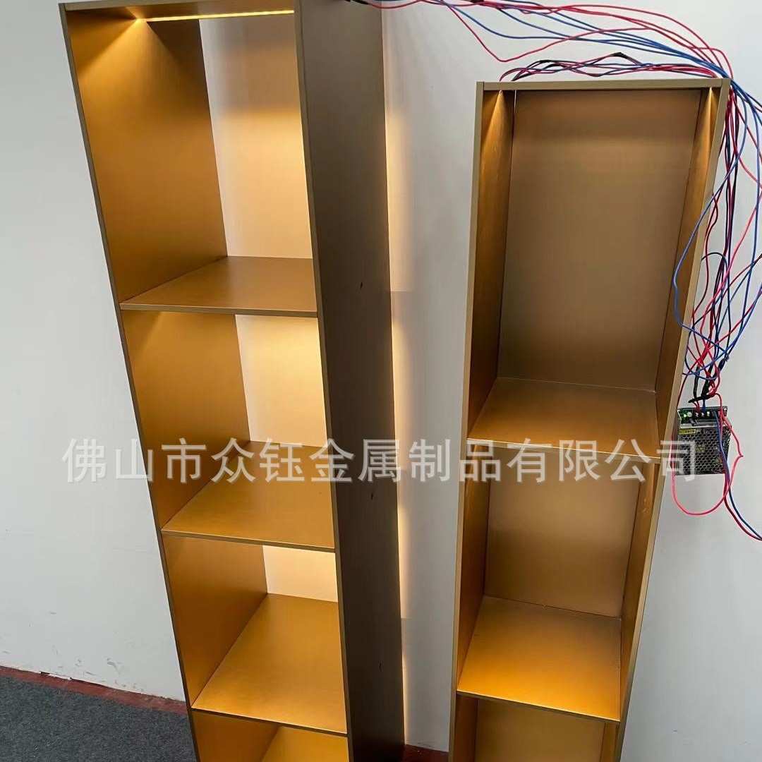 简约现代酒店浴室置物架装饰立柜嵌入式洗手台旁不锈钢壁龛柜