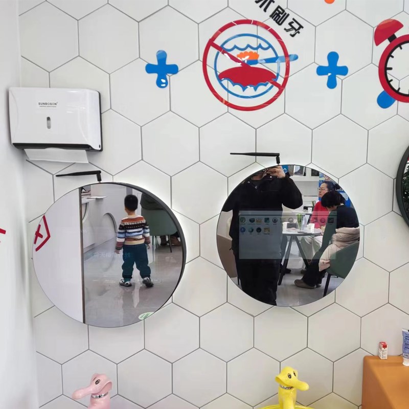 速发镜面镜告机卫生间智人广子触摸屏可看电视能体感应健身魔镜显