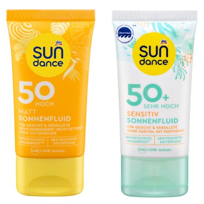 DM德国 sundance太阳舞面部防晒乳液 防晒霜50倍50ml