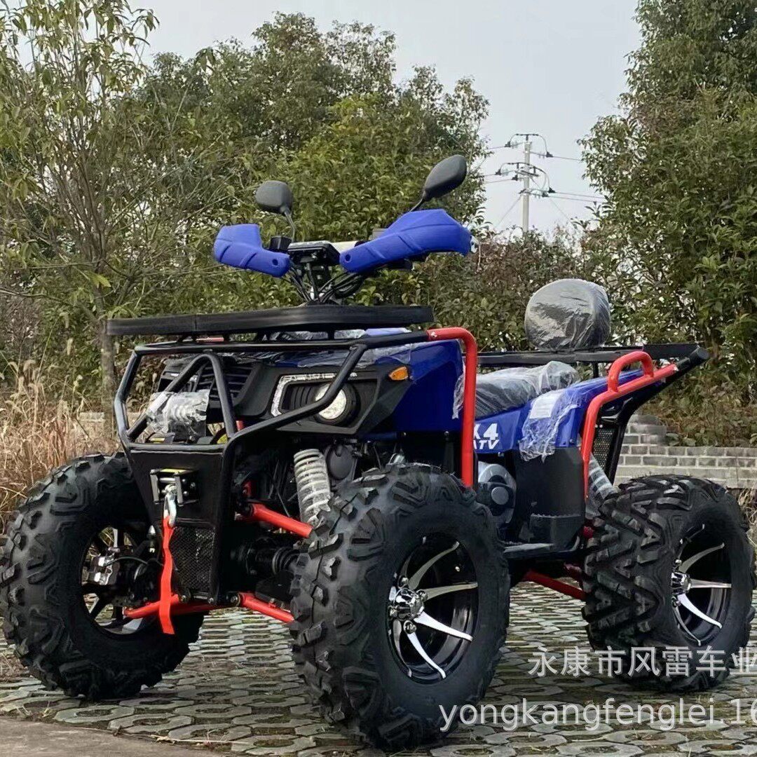 大战神四驱独立悬挂沙滩车350cc水冷自动离合全地形ATV越野摩托车