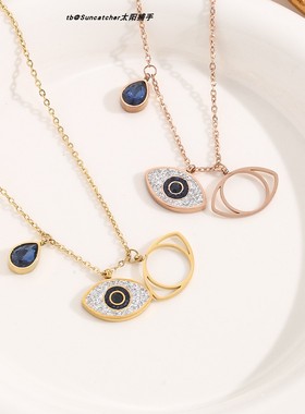 EvilEye恶魔之眼钛钢项链