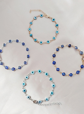 复古土耳其蓝眼睛手链