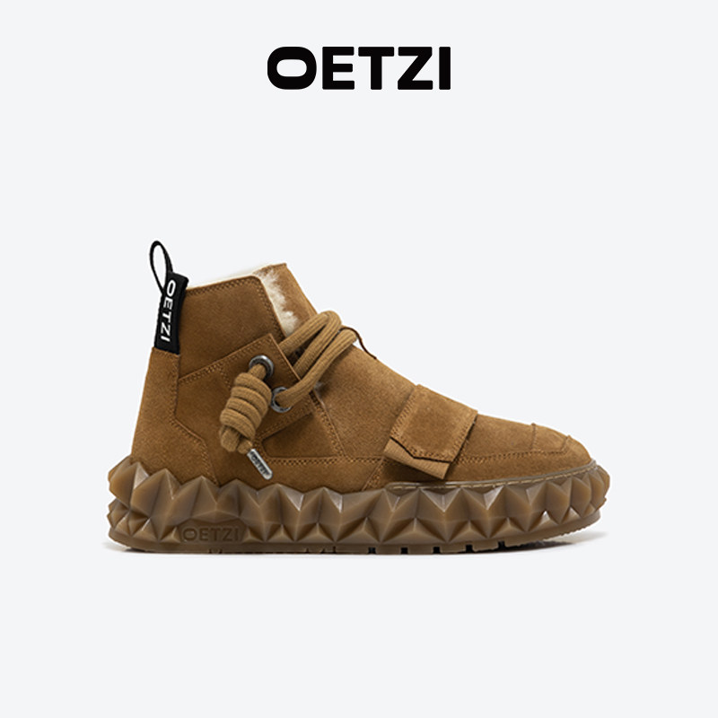 OETZI雪地靴2023秋冬新款女鞋保暖小丑鞋男美拉德风靴子 专柜同款,女鞋,时尚雪地靴,淘宝优惠券,粉丝福利购,淘宝优惠卷
