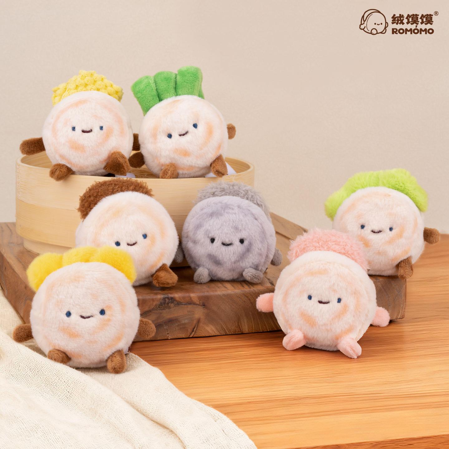 西安文创肉夹馍盲盒冰箱贴挂件