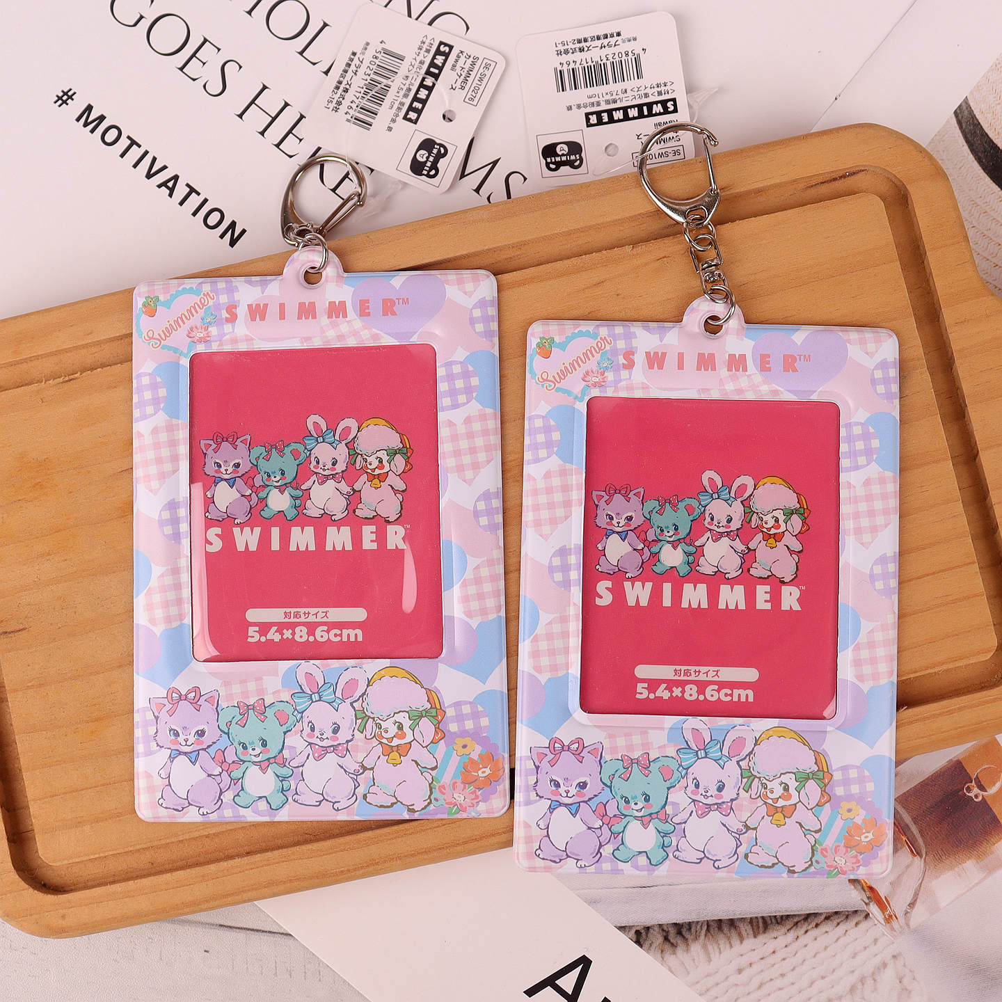 日本本土SWIMMER卡通公交卡套