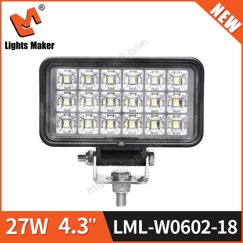 大功率LED工作灯货车灯越野改装车灯工程机械农用挖机汽摩灯雾灯