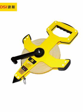 波斯I级精度架式玻璃纤维长卷尺30m50米BS149130 BS149150