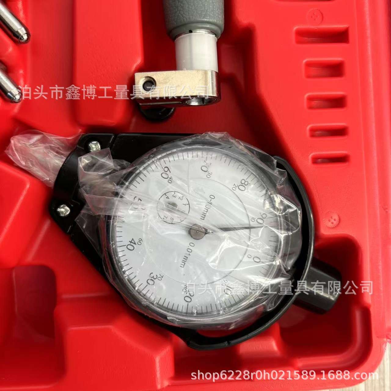 18测缸规指示表公制红盒斜插值孔径量表50-160mm护桥式内径百分表