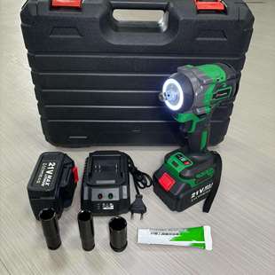 外贸锂电无刷电动扳手H款600N(真实优质2000电芯)MT插口