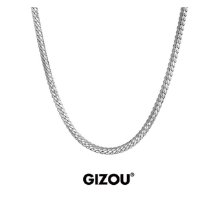 官方正品古巴项链王嘉尔同款压花男士潮流痞帅银配饰锁骨链高级感