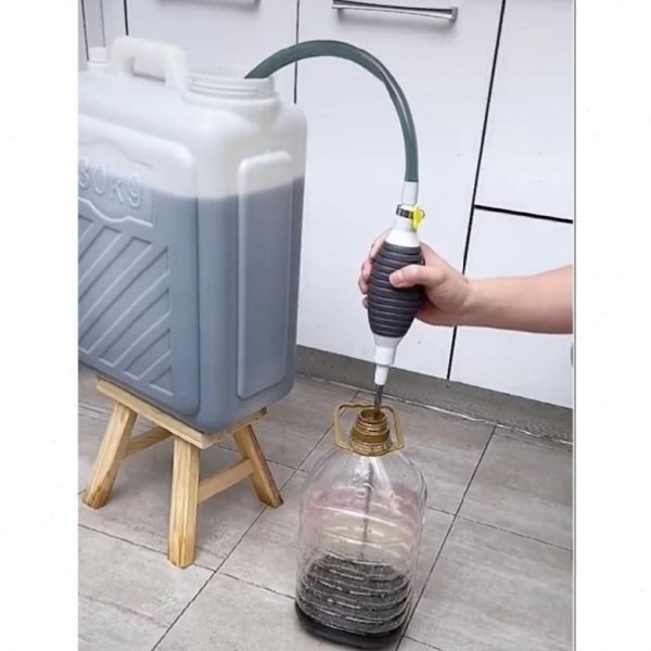 抽鱼缸换水吸级酒食品油软管硅胶食用子自神器手动泵抽菜籽油大桶