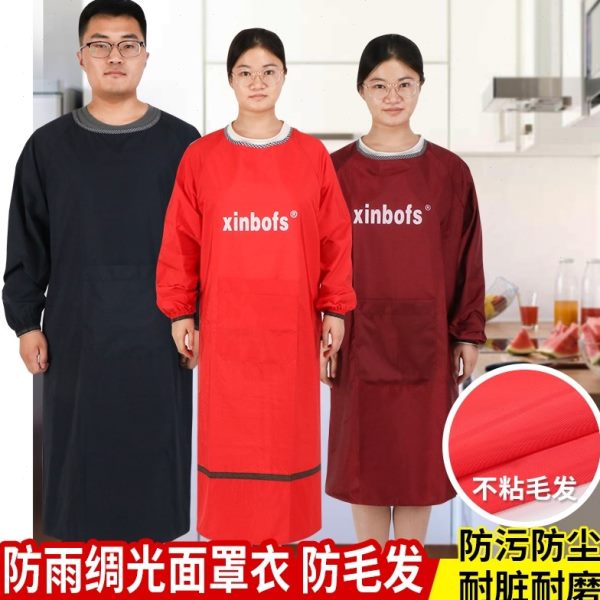 工作服店抱不粘师撸猫冬猫宠物耐磨毛洗澡防水围裙长袖狗狗美容