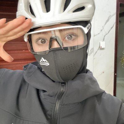 磁吸内衬公路车头盔透气保暖护脸口罩一体防寒骑行面罩头套防风骑