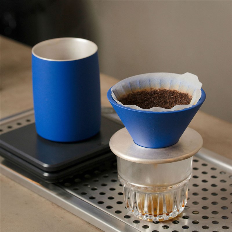 滤杯 理想蓝 16开高档手工手冲咖啡壶陶瓷咖啡器具套装水壶