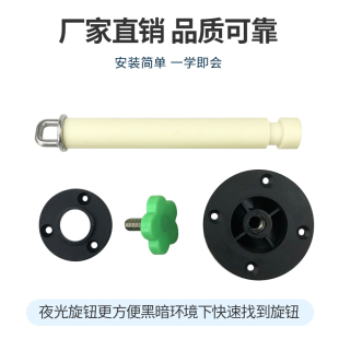 冷库门配件加长脱险锁安全逃生锁芯轻型冷库平移门开门推杆防盗锁