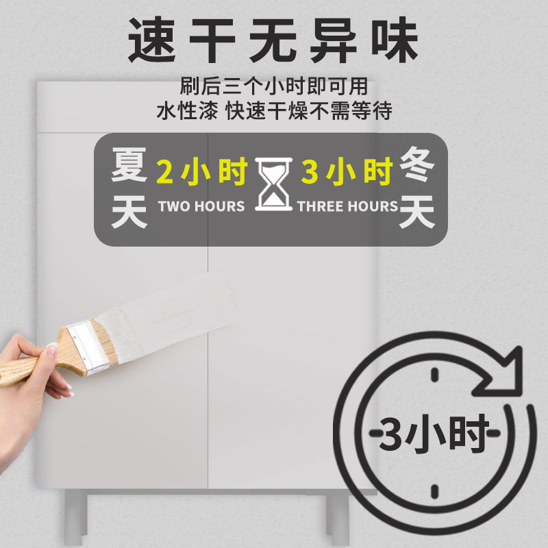 水性木器漆柜子改色油漆家用自刷涂料家具翻新漆木门漆换色木头漆
