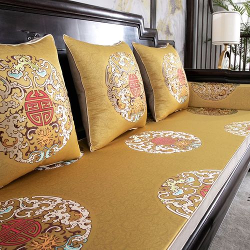 中式红木沙发垫客厅实木防滑沙发坐垫海绵椅垫罗汉床垫可拆洗定制